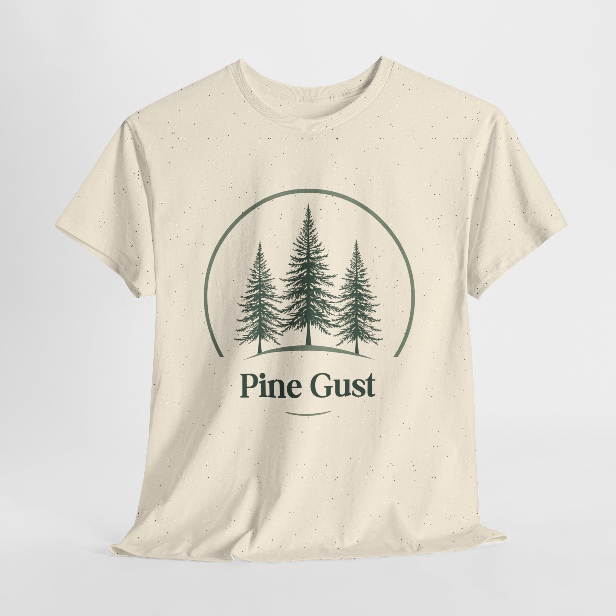 Pine Gust Graphic Tee — Vintage Forest Trees Nature T-Shirt