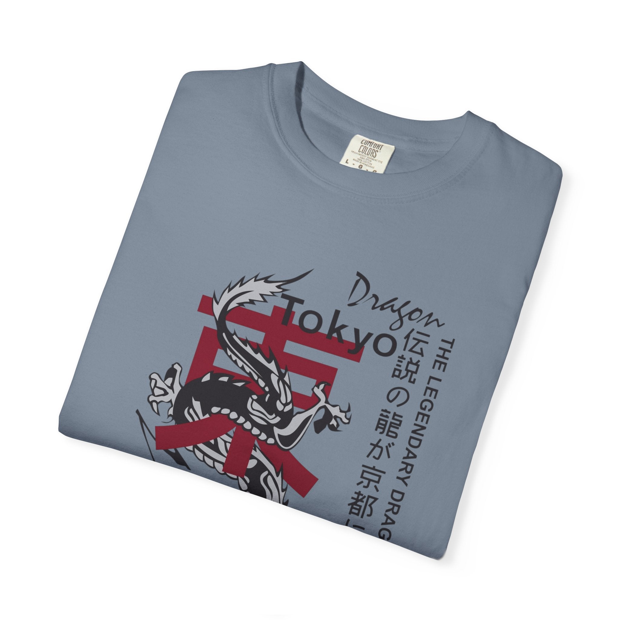 Tokyo Dragon T-Shirt — Japanese Kanji Brush Stroke Design