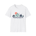 Mountains Adventure Graphic Tee | Mountain Sunset Nature Shirt