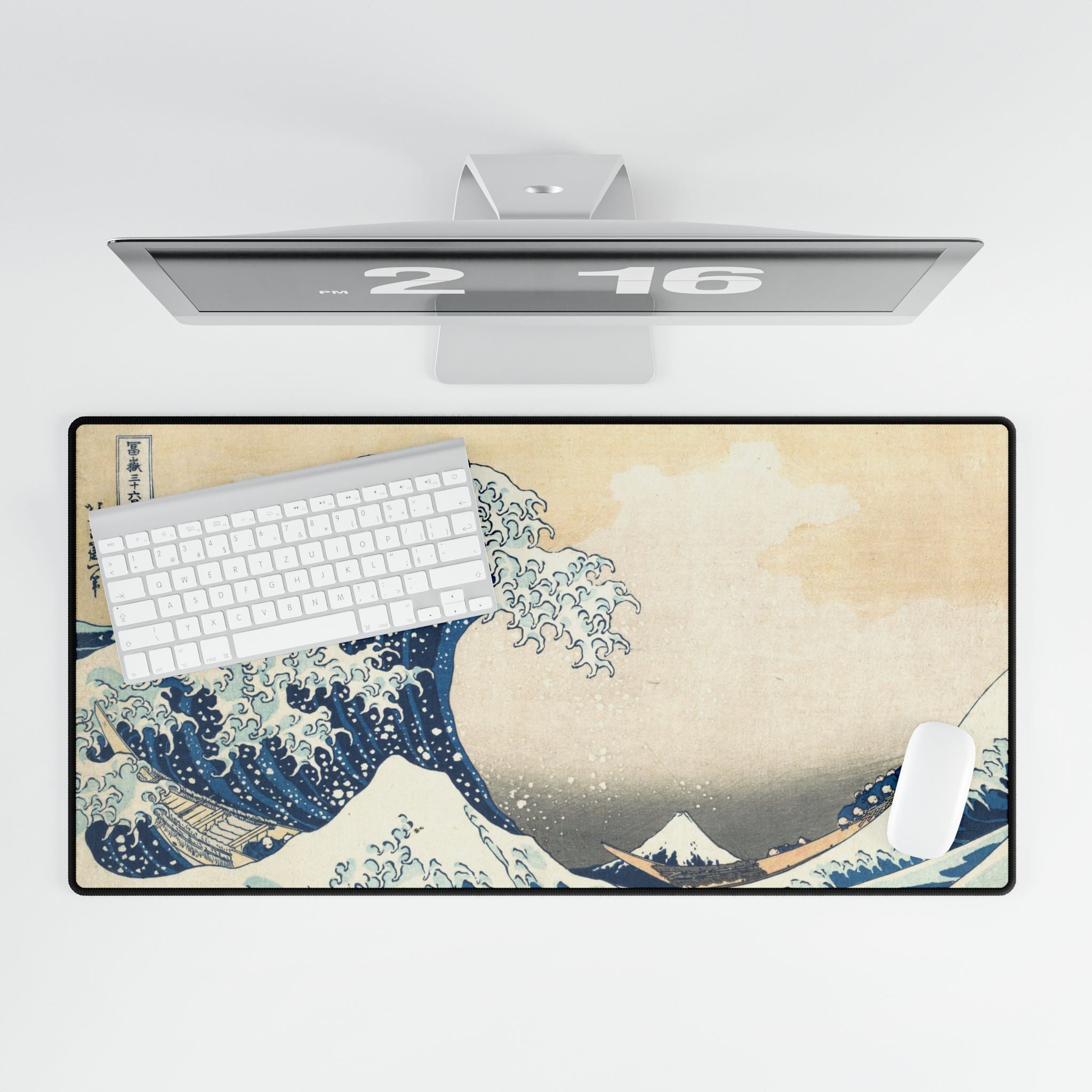 Desk Mat — Hokusai 'The Great Wave' Artistic Desk Pad
