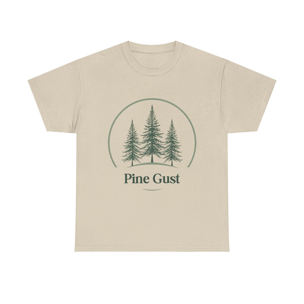 Pine Gust Graphic Tee — Vintage Forest Trees Nature T-Shirt