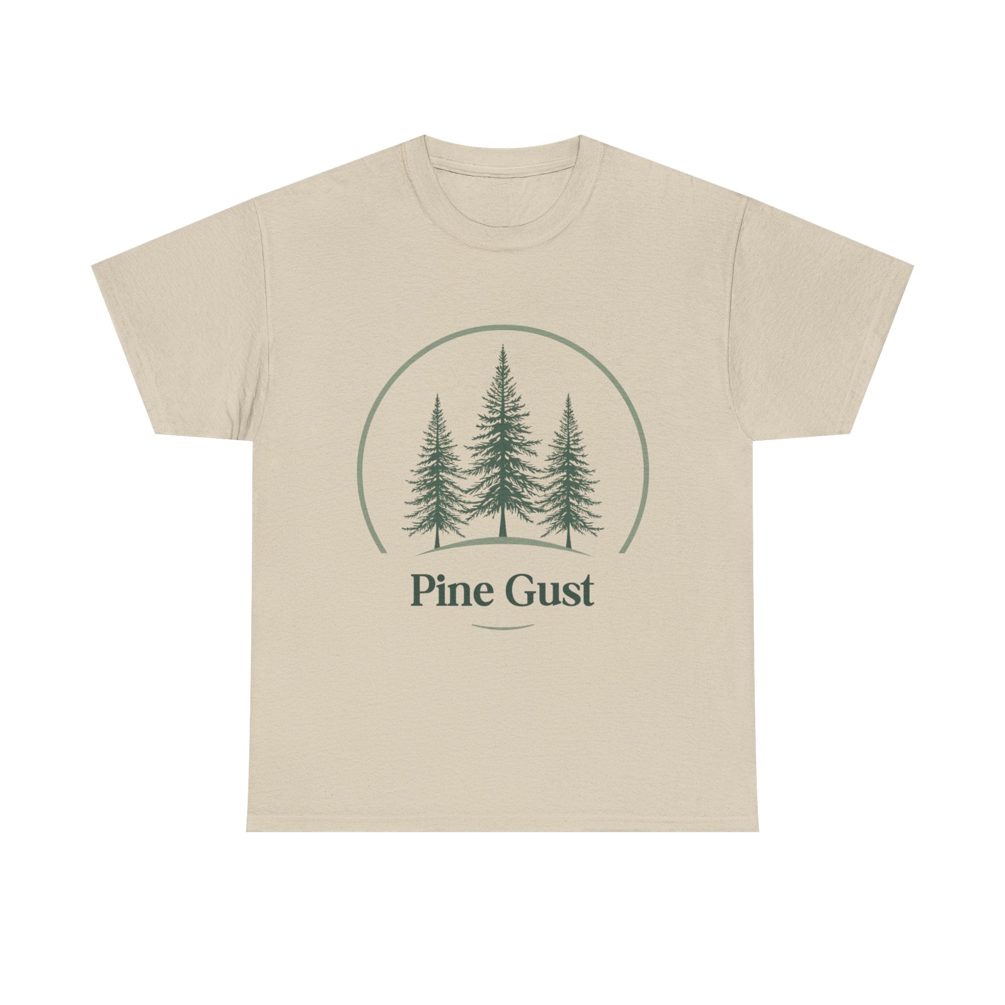 Pine Gust Graphic Tee — Vintage Forest Trees Nature T-Shirt