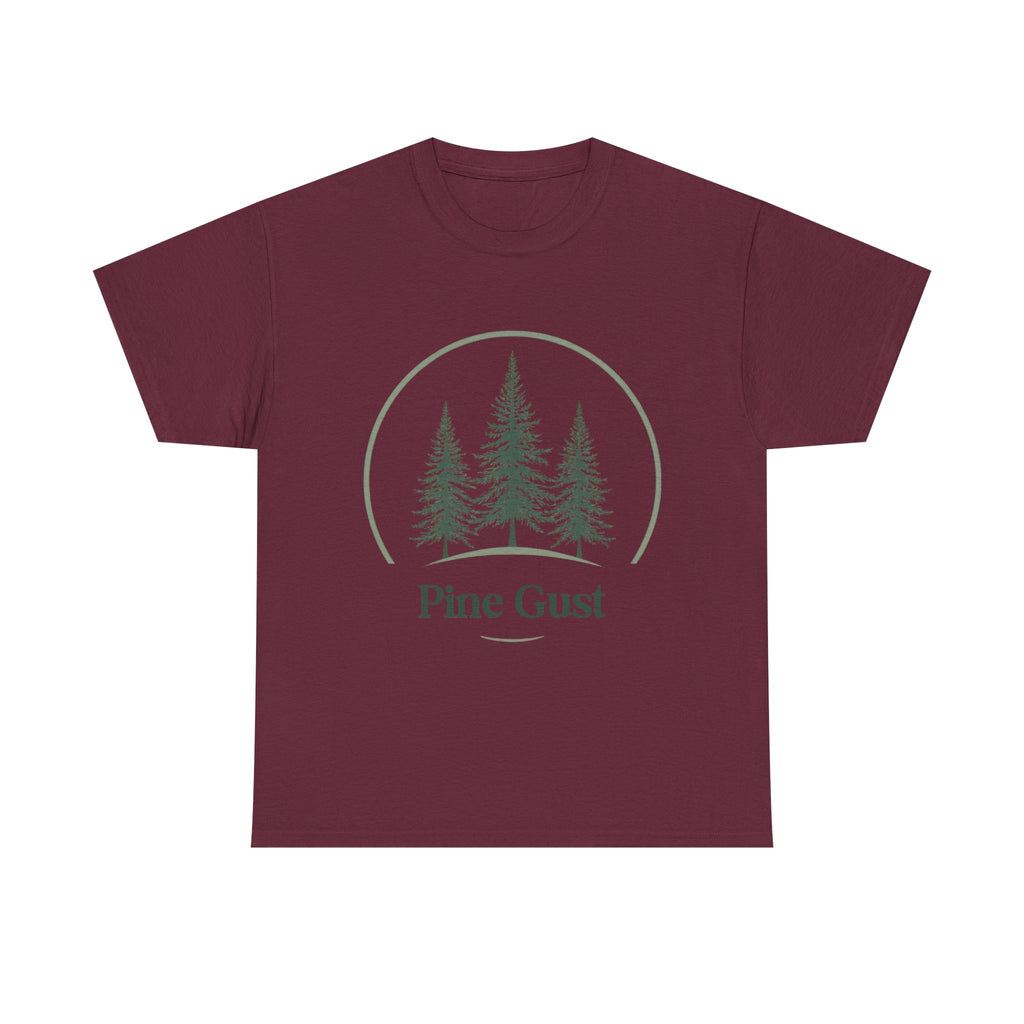 Pine Gust Graphic Tee — Vintage Forest Trees Nature T-Shirt