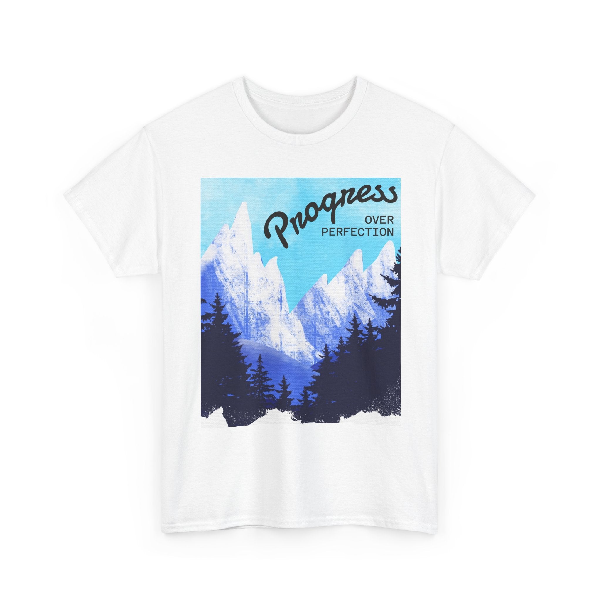 Progress Over Perfection Mountain T-Shirt