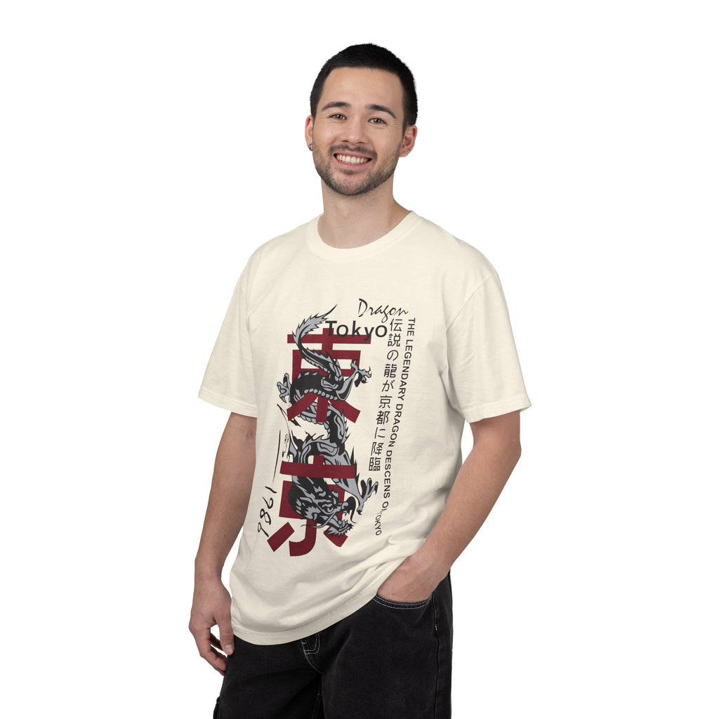 Tokyo Dragon T-Shirt — Japanese Kanji Brush Stroke Design