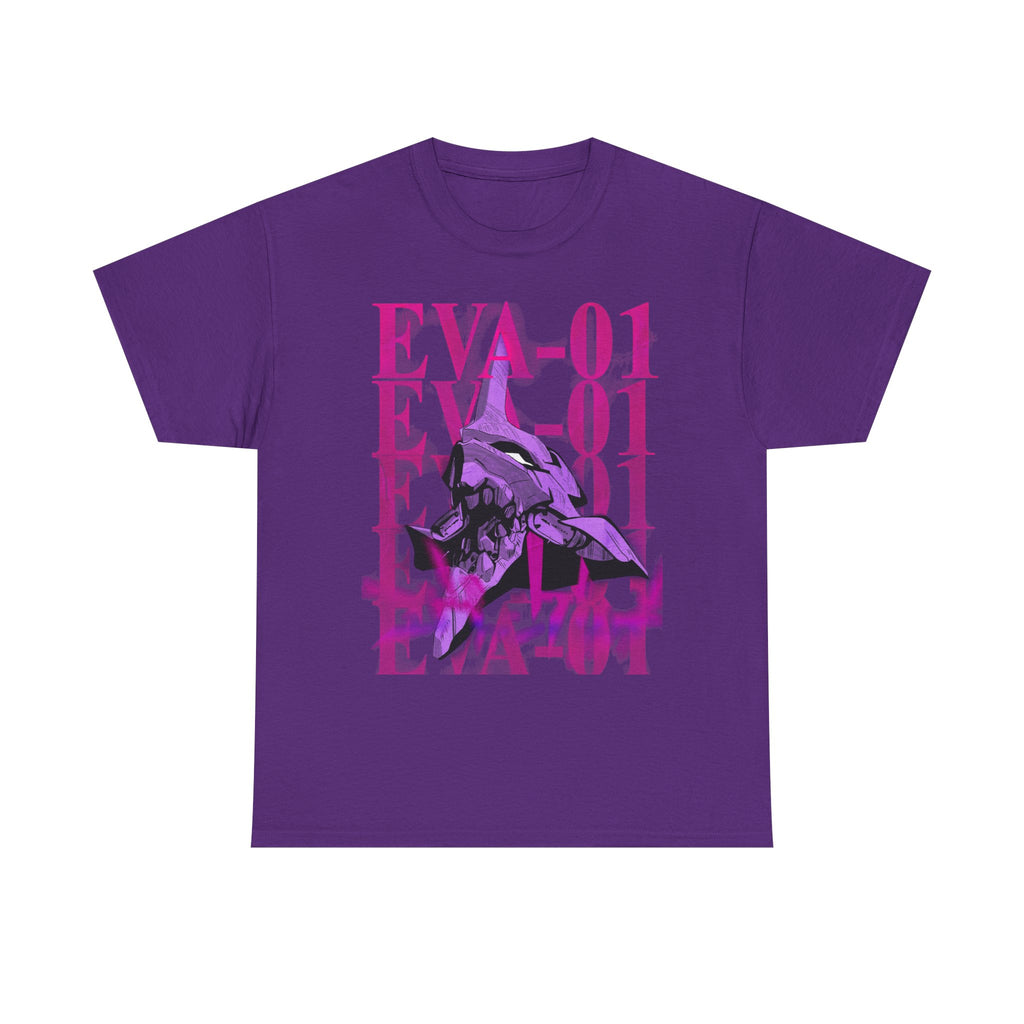 EVA-01 Graphic T-Shirt — Neon Mecha Anime Tee