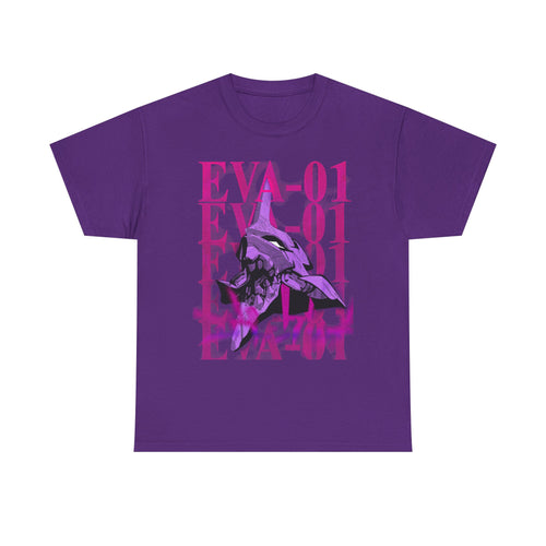 EVA-01 Graphic T-Shirt — Neon Mecha Anime Tee