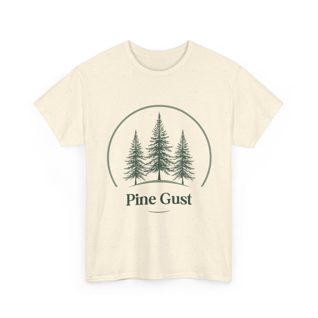 Pine Gust Graphic Tee — Vintage Forest Trees Nature T-Shirt