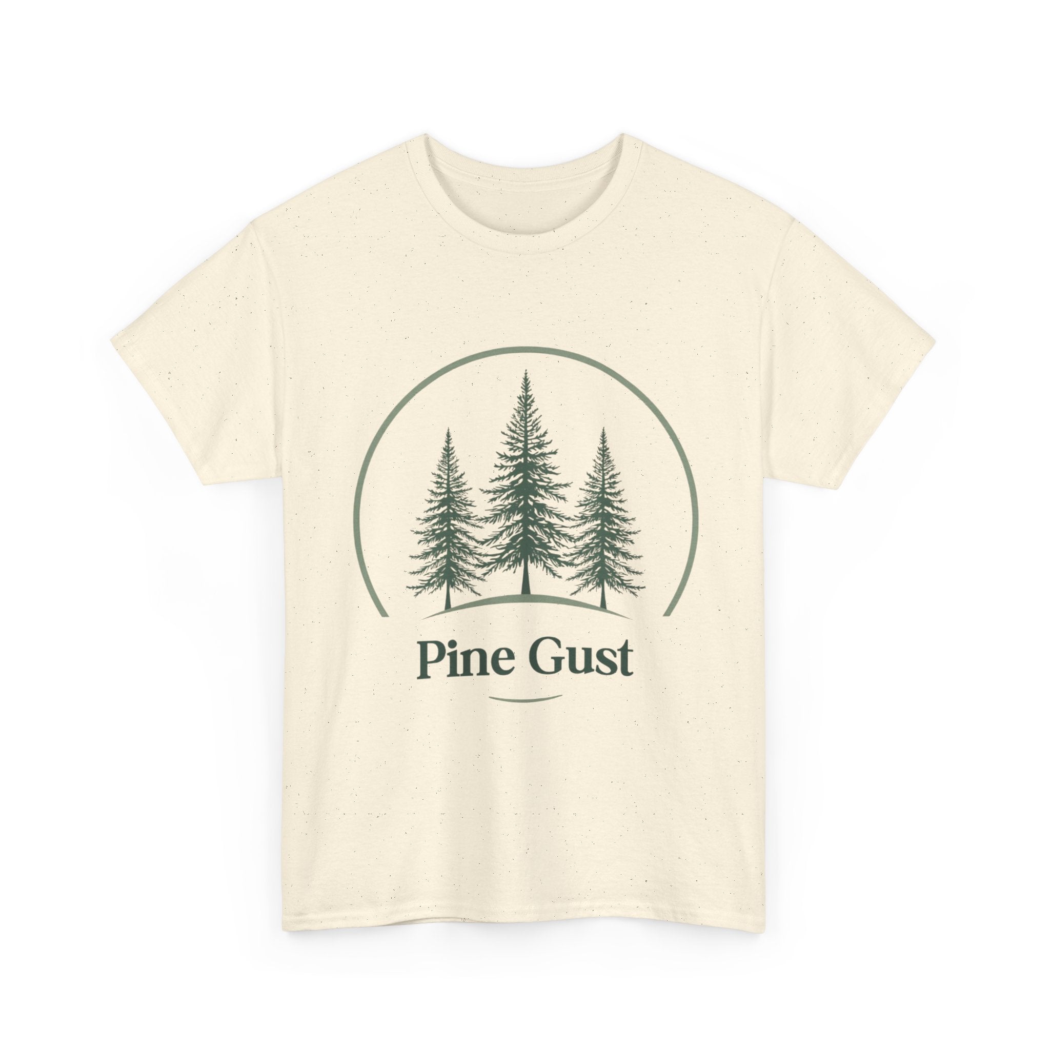Pine Gust Graphic Tee — Vintage Forest Trees Nature T-Shirt