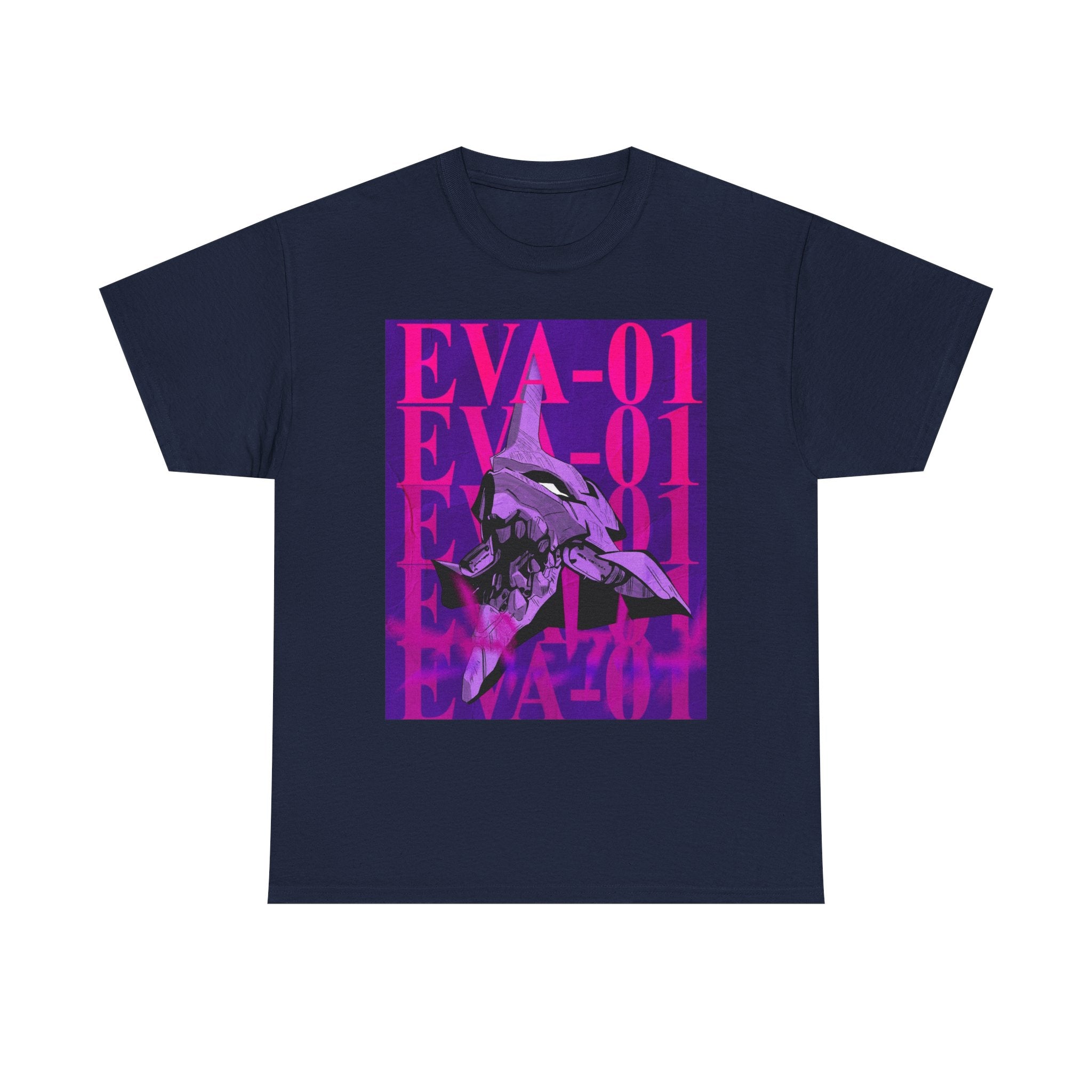 EVA-01 Graphic T-Shirt — Neon Mecha Anime Tee