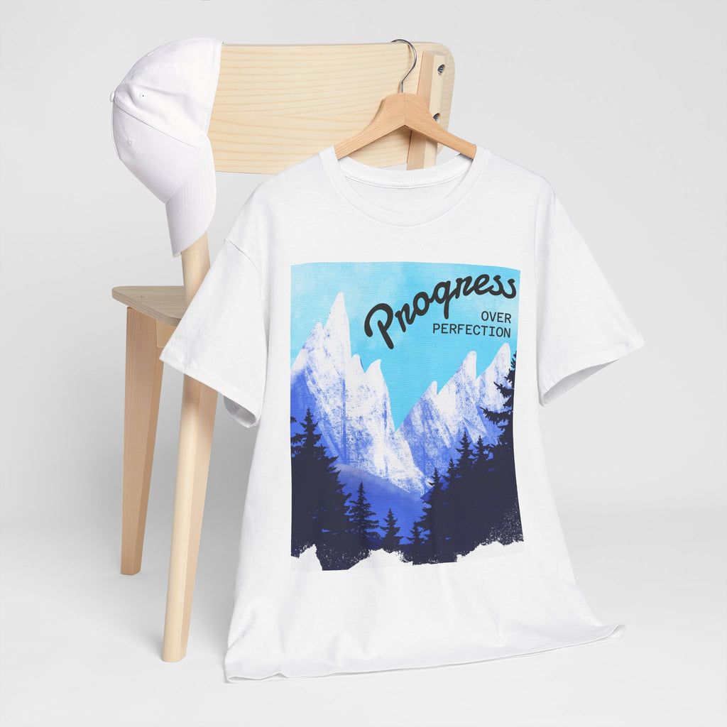 Progress Over Perfection Mountain T-Shirt