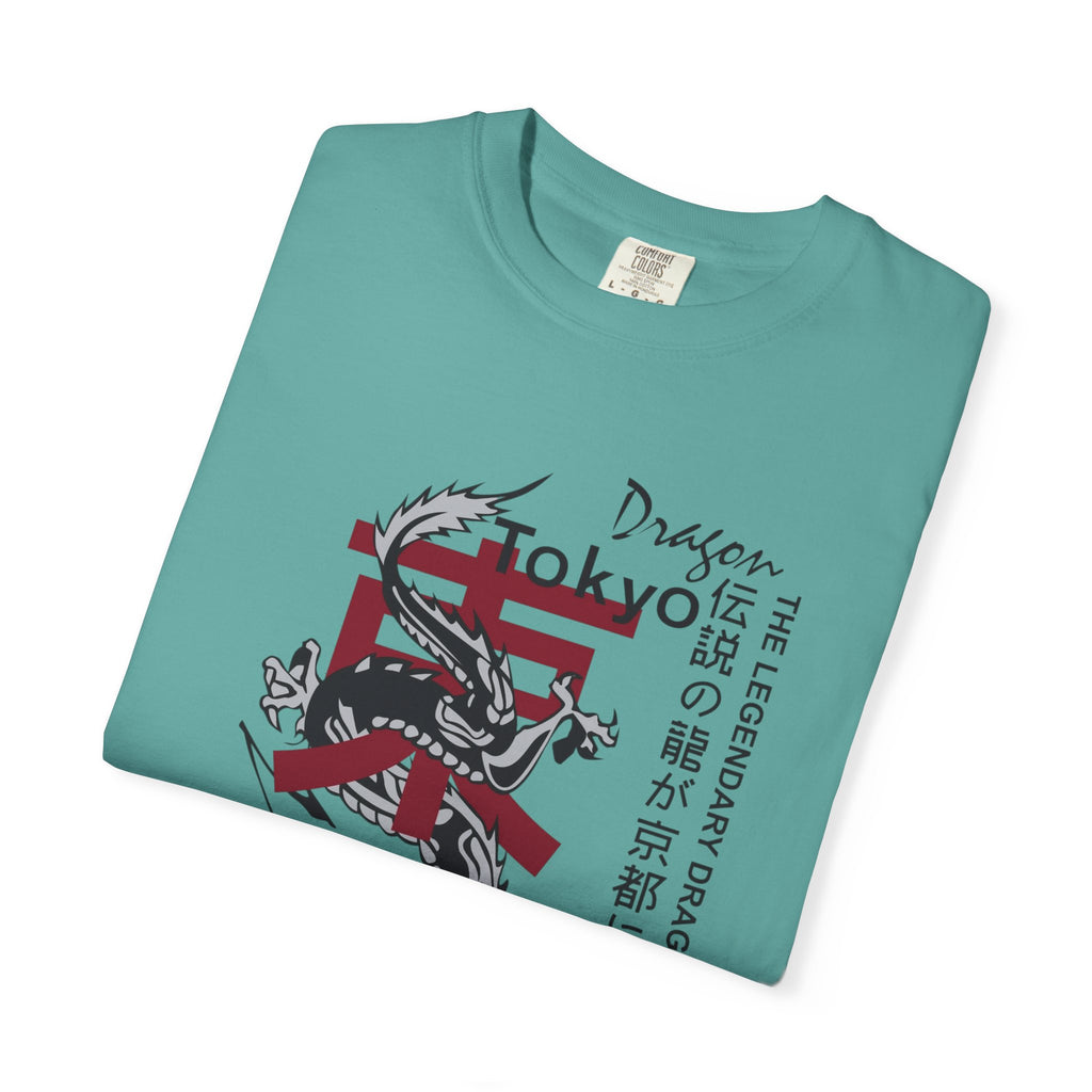 Tokyo Dragon T-Shirt — Japanese Kanji Brush Stroke Design