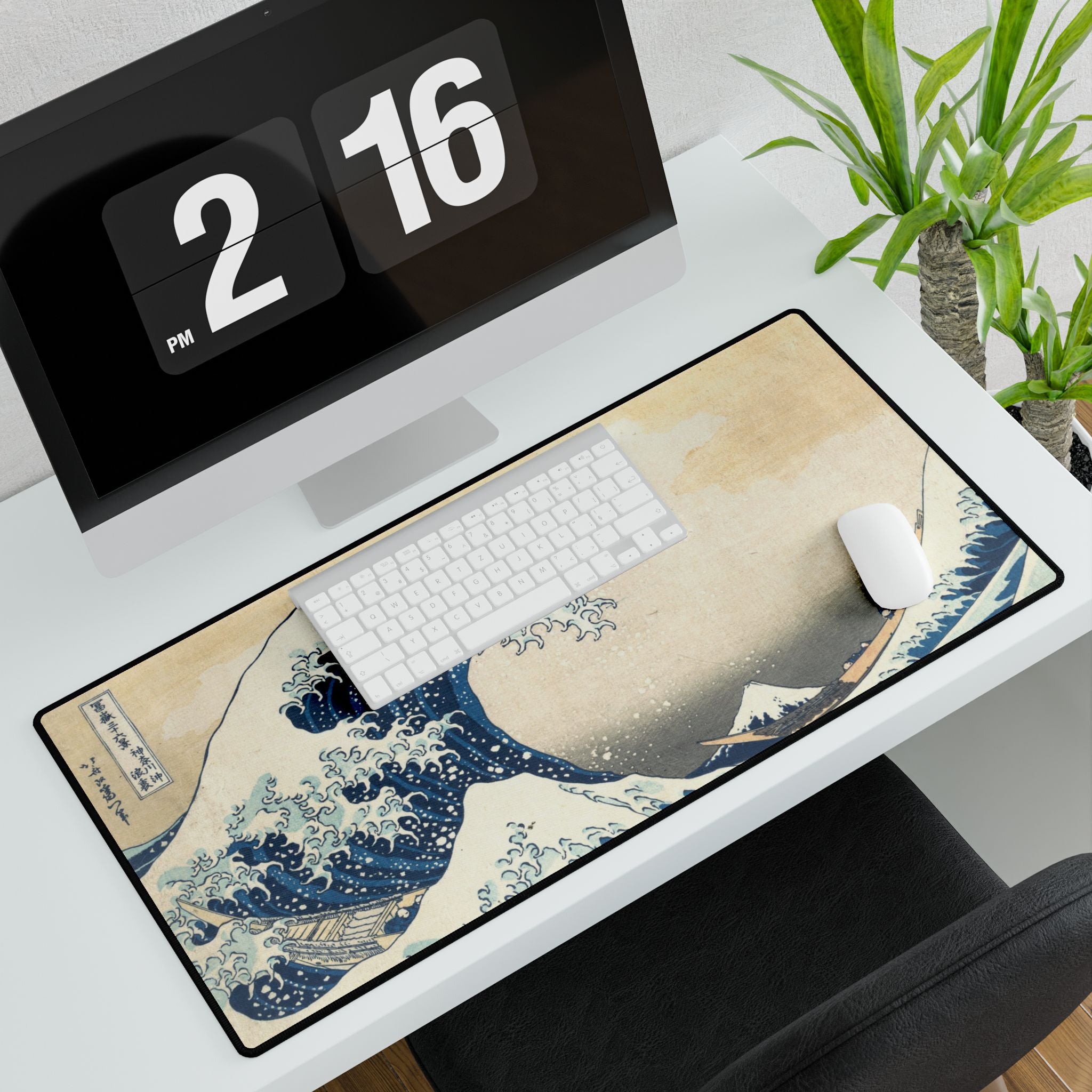 Desk Mat — Hokusai 'The Great Wave' Artistic Desk Pad