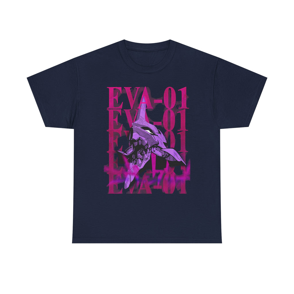 EVA-01 Graphic T-Shirt — Neon Mecha Anime Tee