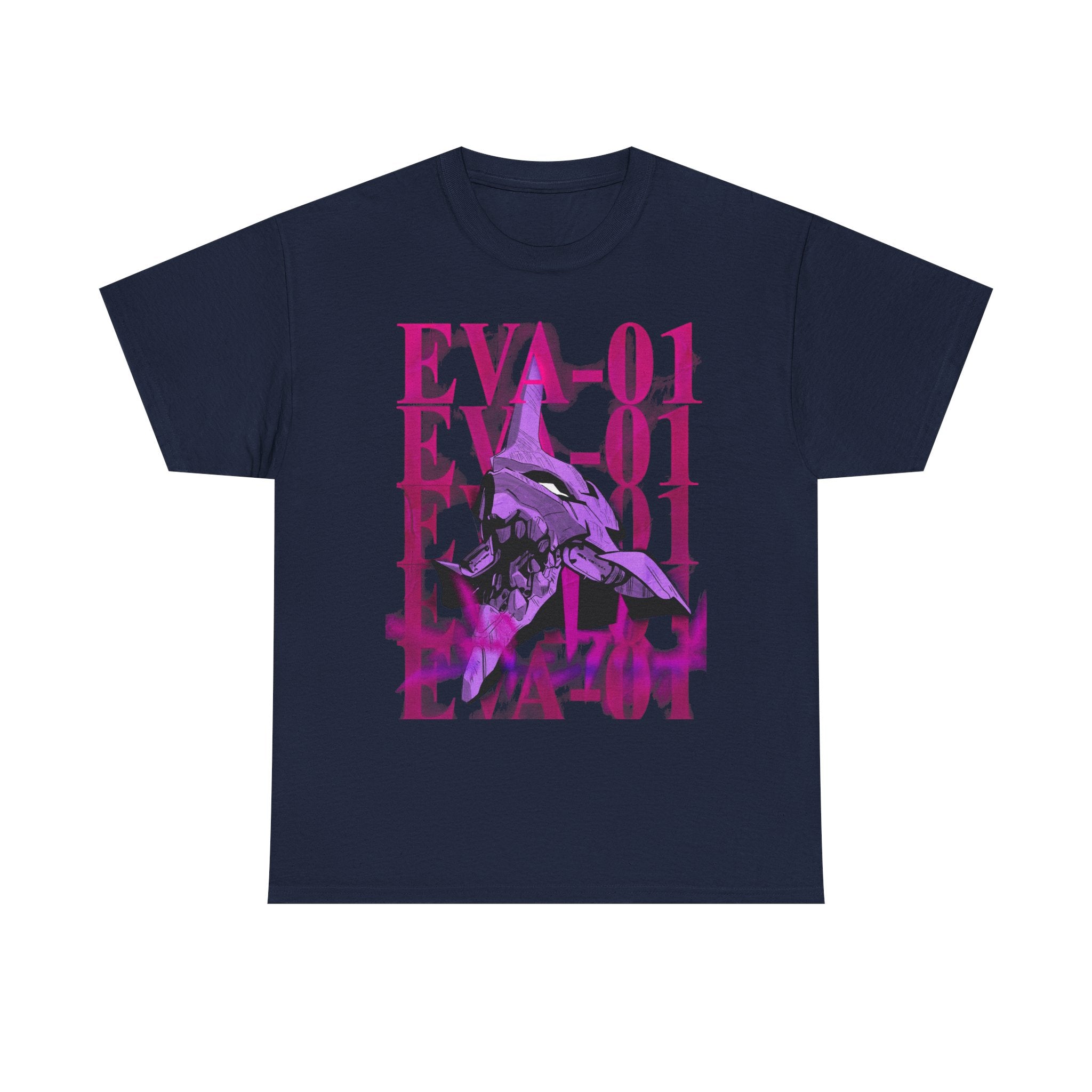 EVA-01 Graphic T-Shirt — Neon Mecha Anime Tee