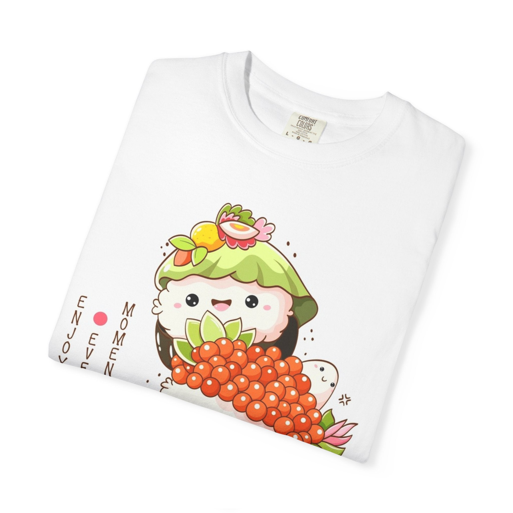 Kawaii Sushi Stack T-Shirt | Cute Cartoon Nigiri & Maki Tee