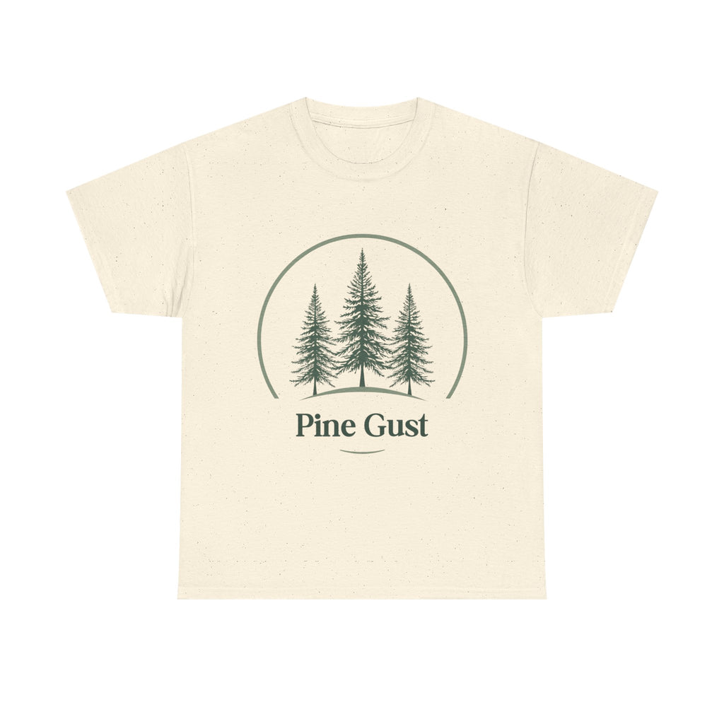 Pine Gust Graphic Tee — Vintage Forest Trees Nature T-Shirt